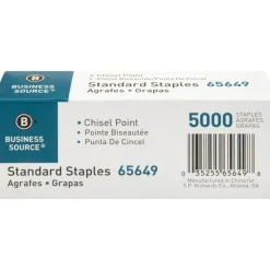 Business Source Standard Staples - 1/4