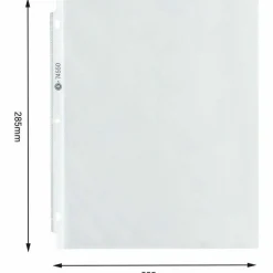 Business Source Top-Loading Sheet Protectors, 8-1/2" x 11", 3.3-mil, Clear, Box Of 100 Protectors