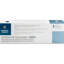Business Source All-metal Full-strip Desktop Stapler - Staples Upto 20 Sheet of 20lb Paper - Holds Upto 210 Staple - 62836