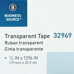 Business Source All-purpose Transparent Tape