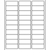 Business Source Bright White Premium-quality Address Labels - 1"x 2 5/8" - Permanent Adhesive - Rectangle - 21051