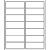 Business Source Bright White Premium-quality Address Labels - 1 1/3"x 4" - Permanent Adhesive - Rectangle - 26114