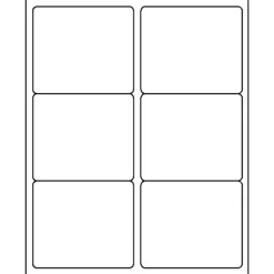 Business Source Bright White Premium-quality Address Labels - 3 1/3"x 4" - Permanent Adhesive - Rectangle - 21052