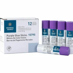 Business Source Bulk Purple Glue Sticks