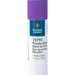 Business Source Bulk Purple Glue Sticks