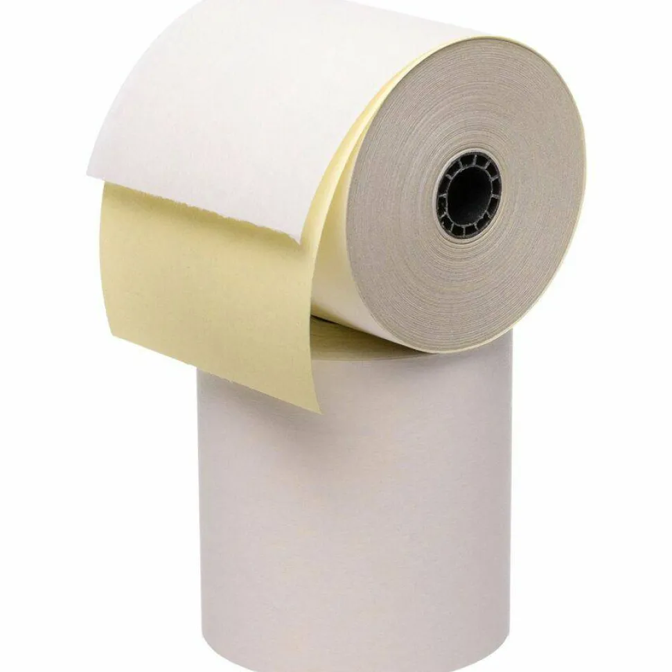 Business Source Carbonless Paper, 3" x 90', Carton Of 50 Rolls