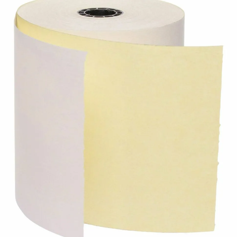 Business Source Carbonless Paper, 3" x 90', Carton Of 50 Rolls