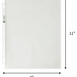 Business Source Economy Weight Sheet Protectors - 11"x9"x 2 mil Thickness - 74447 - 100/Pack