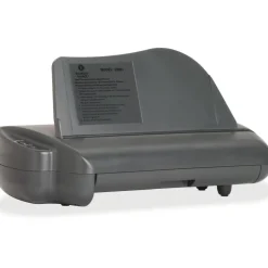 Business Source Electric Adjustable 3-hole Punch - 3 Punch Head(s) - 30 Sheet Capacity - 1/4" Punch Size - Gray