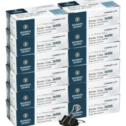 Business Source Fold-back Binder Clips