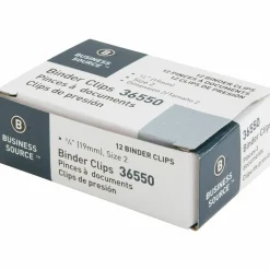 Business Source Fold-back Binder Clips