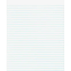 Business Source Glued Top Ruled Memo Pads - Letter - 50 Sheets - Glue - Wide Ruled Front Ruling - 16 lb Basis Weight - 50552