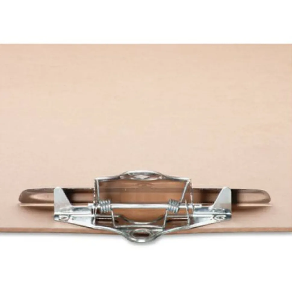 Business Source Hardboard Clipboard - Standard - 9" x 12 1/2" Sheet Size - Hardboard - Brown - 1 Each