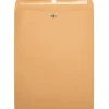 Business Source Heavy-duty Clasp Envelopes - Clasp - #110 - 12" Width x 15 1/2" Length - 28 lb - Clasp - Kraft - Kraft - 100 / Box