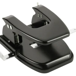 Business Source Heavy-duty Hole Punch - 2 Punch Head(s) - 30 Sheet of 20lb Paper - 1/4