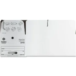 Business Source Heavy Duty Letter Size Storage Box