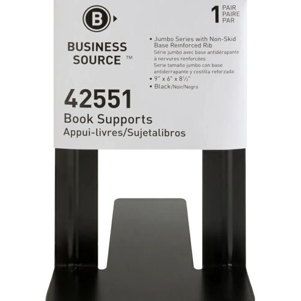 Business Source Heavy-gauge Steel Book Supports