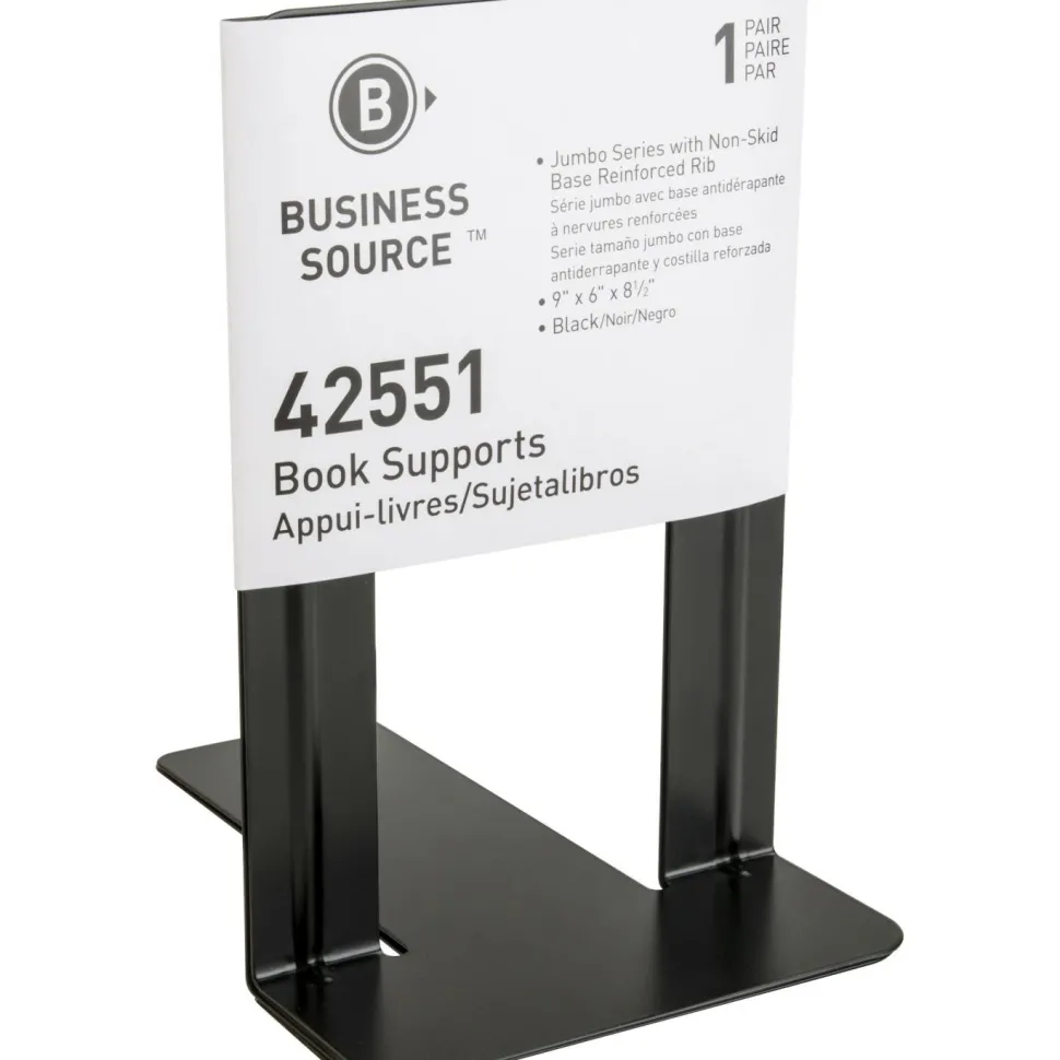Business Source Heavy-gauge Steel Book Supports