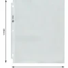 Business Source Heavyweight Sheet Protectors - 3.3 mil Thickness - For Letter 8 1/2" x 11" Sheet - 3 x Holes - Clear - Polypropylene - 200 / Box