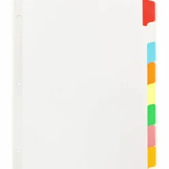 Business Source Laminated Write-On Tab Indexes - 8 Write-on Tab(s) - 8 Tab(s)/Set - 11