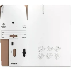 Business Source Light Duty Legal Size Storage Box - External Dimensions: 15