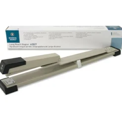 Business Source Long Reach Stapler - Staples Upto 20 Sheet of 20lb Paper - Holds Upto 210 Staple - Full Strip - 62827