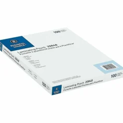 Business Source 5-mil Laminating Pouches, Clear, Box of 100