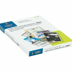 Business Source 5 mil Letter-size Laminating Pouches - Letter 8.50