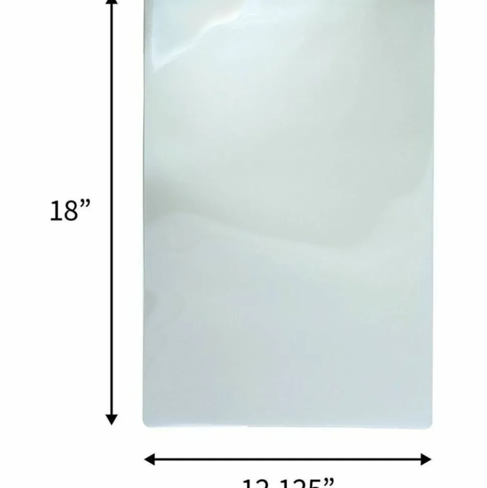 Business Source 5 mil Menu-size Laminating Pouches - 12.13"x 18"x5 mil Thickness - 20856, 12/Pack
