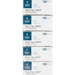 Business Source Paper Clips - Jumbo - 1000 / Pack - Silver - Steel