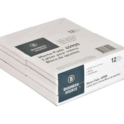 Business Source Plain Memo Pads