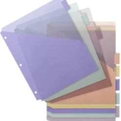 Business Source Pocket Index Dividers - 8 Print-on Tab(s) - 8.5