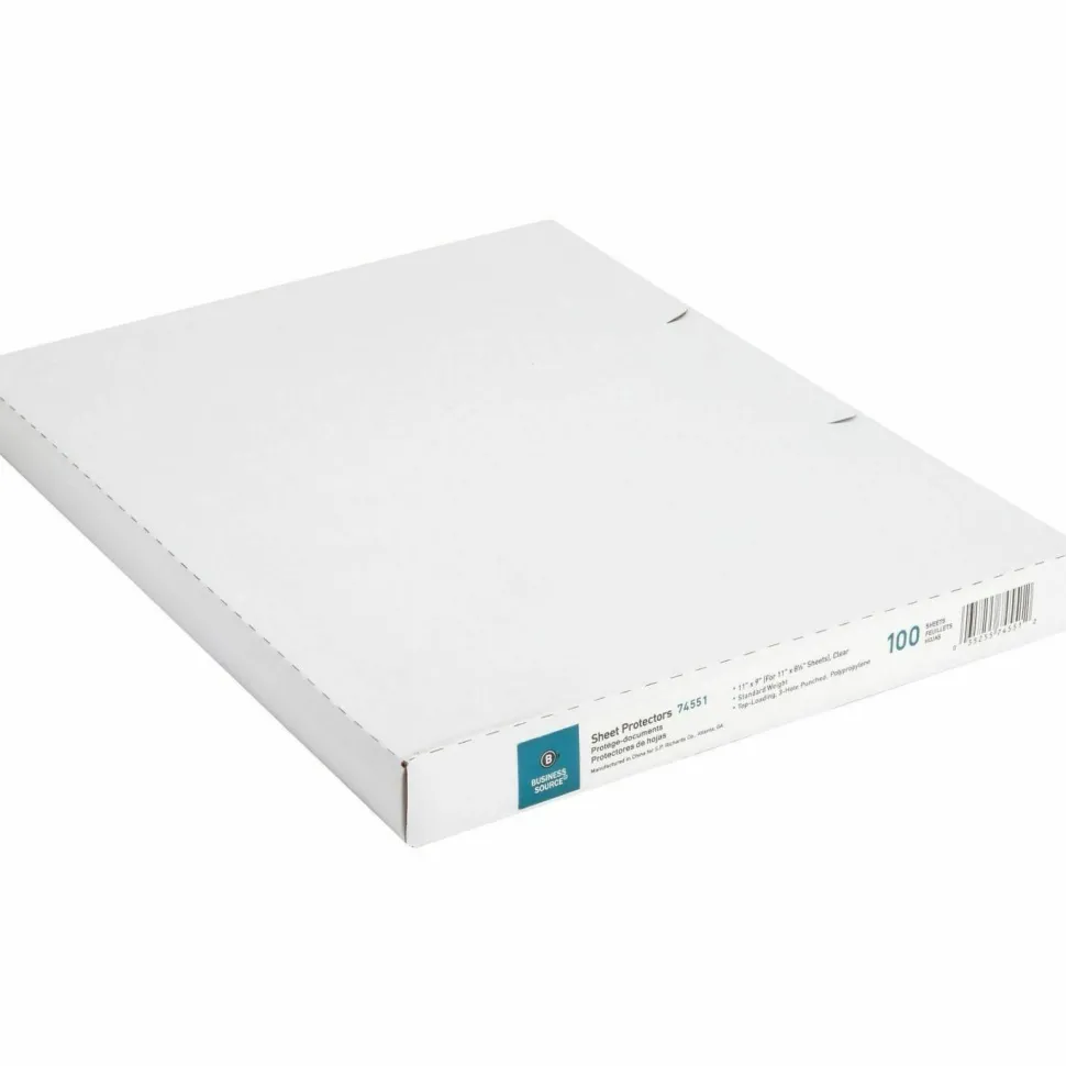 Business Source Poly Sheet Protectors