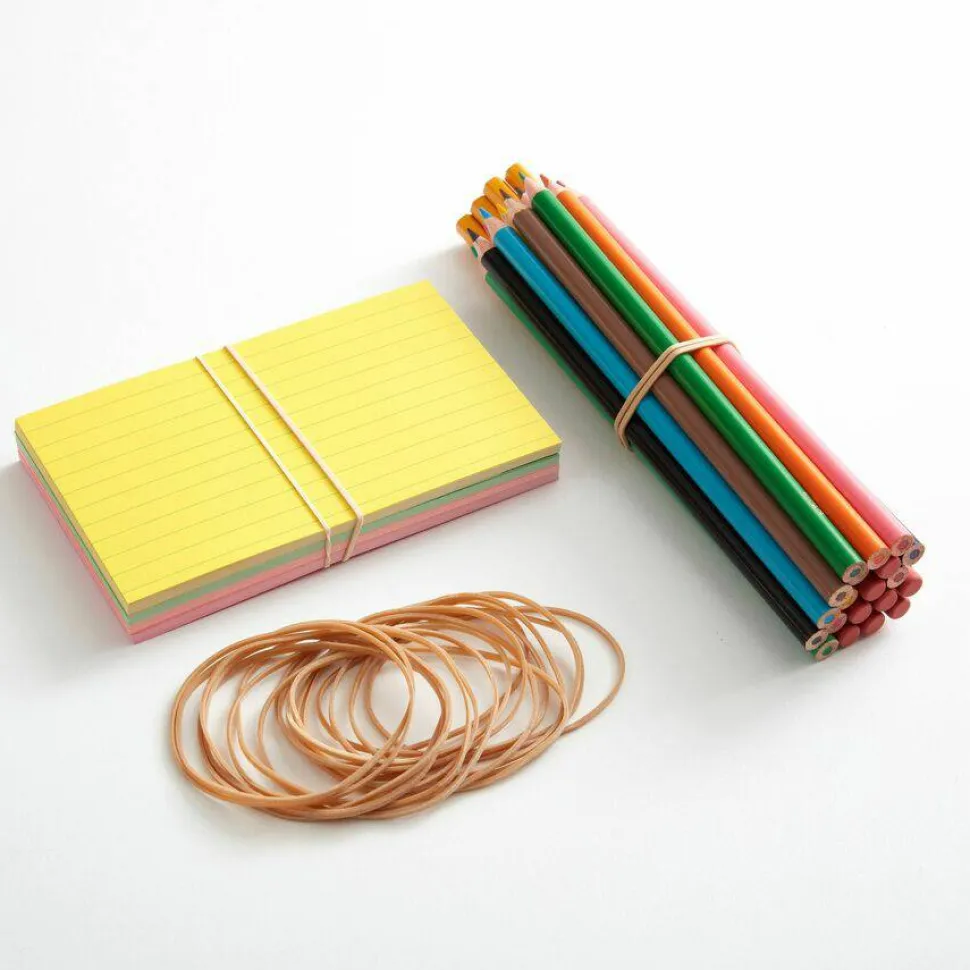 Business Source Quality Rubber Bands - Size: #19 - 3.5" Length x 0.1" Width - Sustainable - Rubber - Crepe - 1250 / Pack