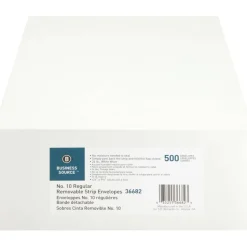 Business Source Regular Tint Peel/Seal Envelopes - Business - #10 - 9 1/2
