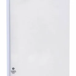 Business Source Report Cover - 1/8" Folder Capacity - 8 1/8" x 11" - Polypropylene - White - 50 / Box
