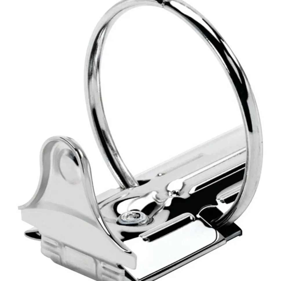 Business Source Round Ring View Binder, 1" Rings, Black