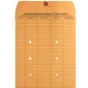 Business Source 2-sided Inter-Department Envelopes, 10" x 13", 28 Lb, Button & String, Kraft, Box Of 100