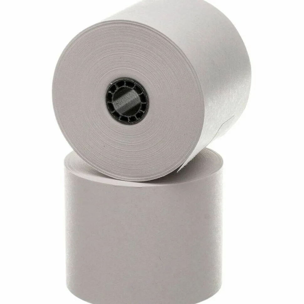Business Source Single-ply 150' Adding Machine Rolls, 28625, 100-Pack