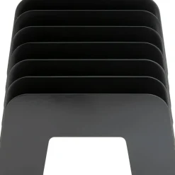 Business Source 6-slot Inclined Desk Step Sorter