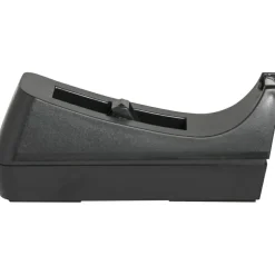 Business Source Standard Desktop Tape Dispenser - 1" Core - Non-skid Base - Plastic - Black - 1 Each