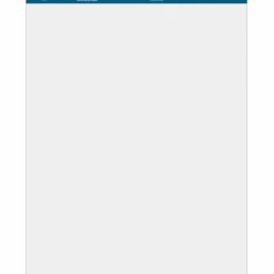 Business Source Standard Easel Pad - 50 Sheets - Plain - 15 lb Basis Weight - 27" x 34" Sheet Size - White Paper - Perforated - 2 / Carton
