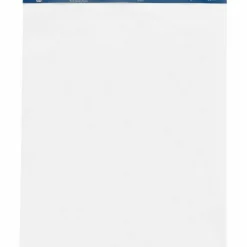 Business Source Standard Easel Pad - 50 Sheets - Plain - 15 lb Basis Weight - 27" x 34" Sheet Size - White Paper - Perforated - 4 / Carton