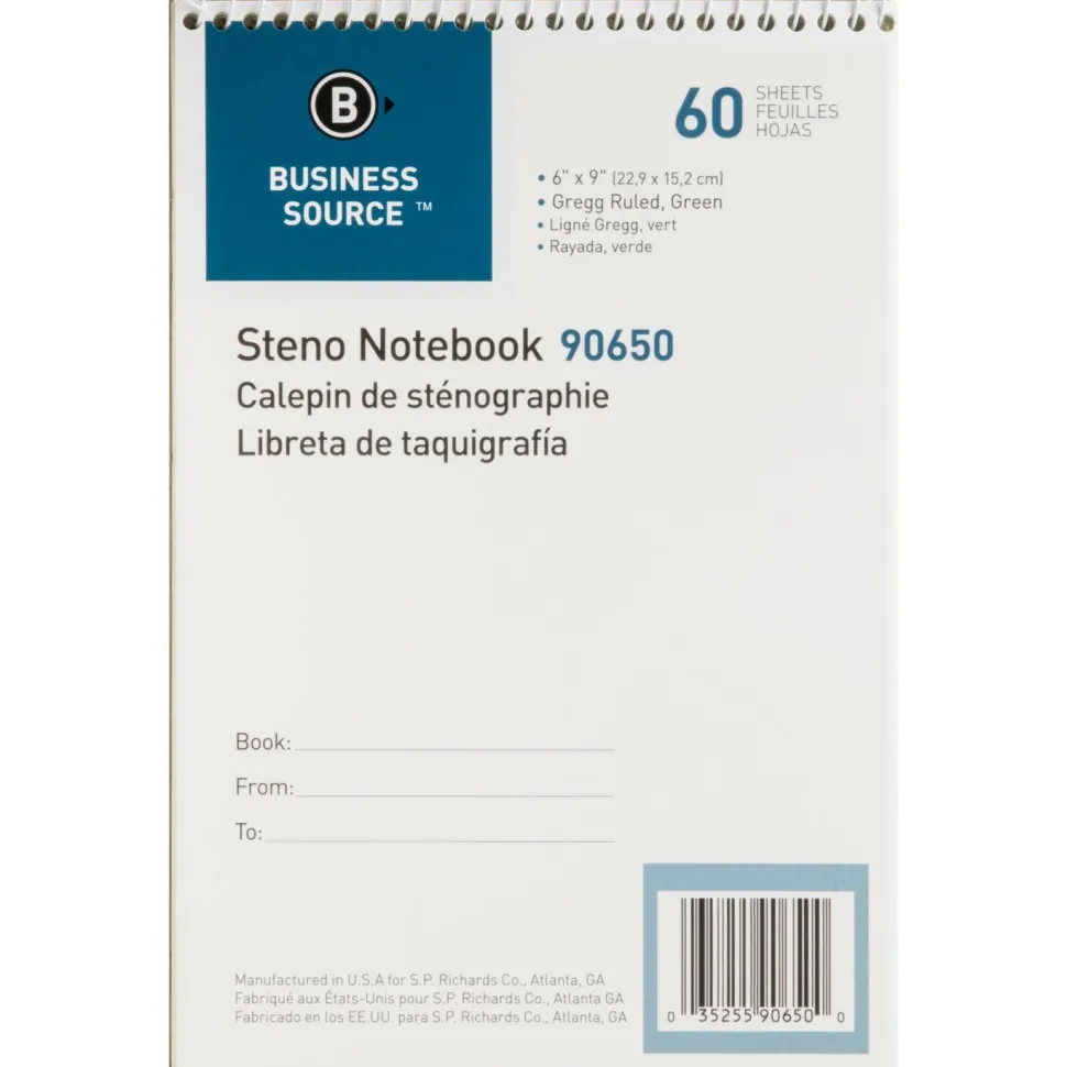 Business Source Steno Notebooks