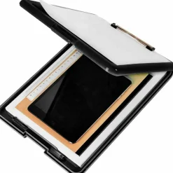 Business Source Storage Clipboard - 8 1/2" x 11" Sheet Size - Plastic - Black - 1 Each