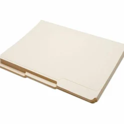 Business Source 1/3 Tab Cut Letter Recycled Top Tab File Folder
