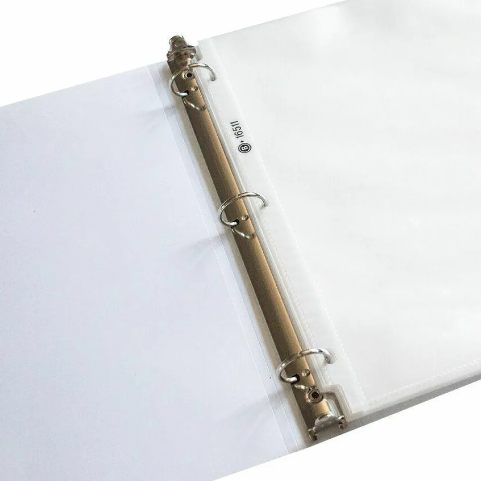 Business Source Top-Loading Poly Sheet Protectors - 11"x9"x 1.9 mil Thickness - 74551 - 100/Pack