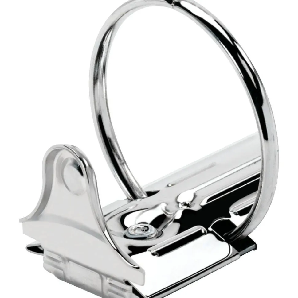 Business Source View 3-Ring Binder, 1 1/2" Round Rings, Black