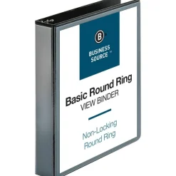 Business Source View 3-Ring Binder, 1 1/2