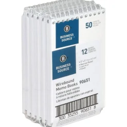 Business Source Wirebound Memo Books, 5